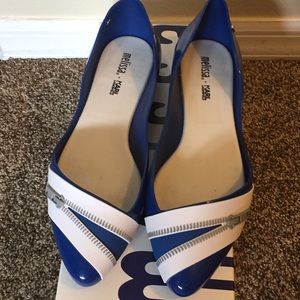 Melissa + Karl Lagerfeld Trippy flats